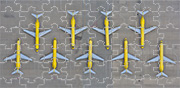 panoramic aerial photo jigsaw puzzle
