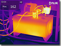 Thermal infrared imaging can help detect a wide range of mechanical and electrical problems.