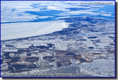 Port Clinton, Ohio, and the Lake Erie Islands in winter