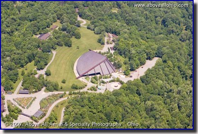 Aerial photo of Blossom Music Center Aerial Photo, Cuyahoga Falls, Ohio