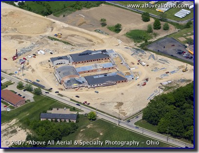 A construction site under development in Ohio